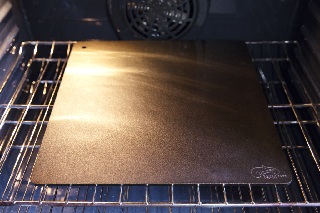 The Samurai™ 15" x 15" x 1/4" DoughJoe® Pizza Steel Baking Sheet
