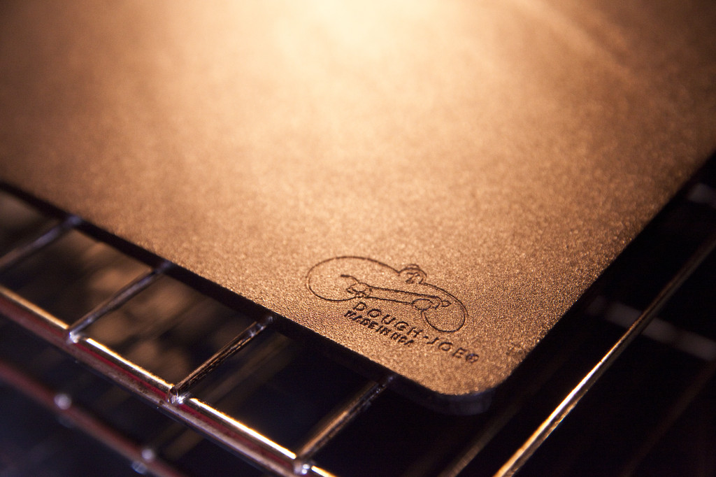 The Samurai™ 15" x 15" x 1/4" DoughJoe® Pizza Steel Baking Sheet